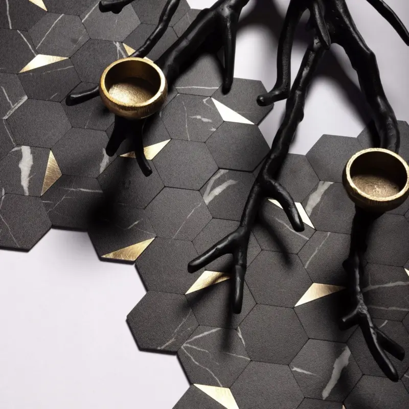 Hexagon Peel and Stick Wall Tiles tag1
