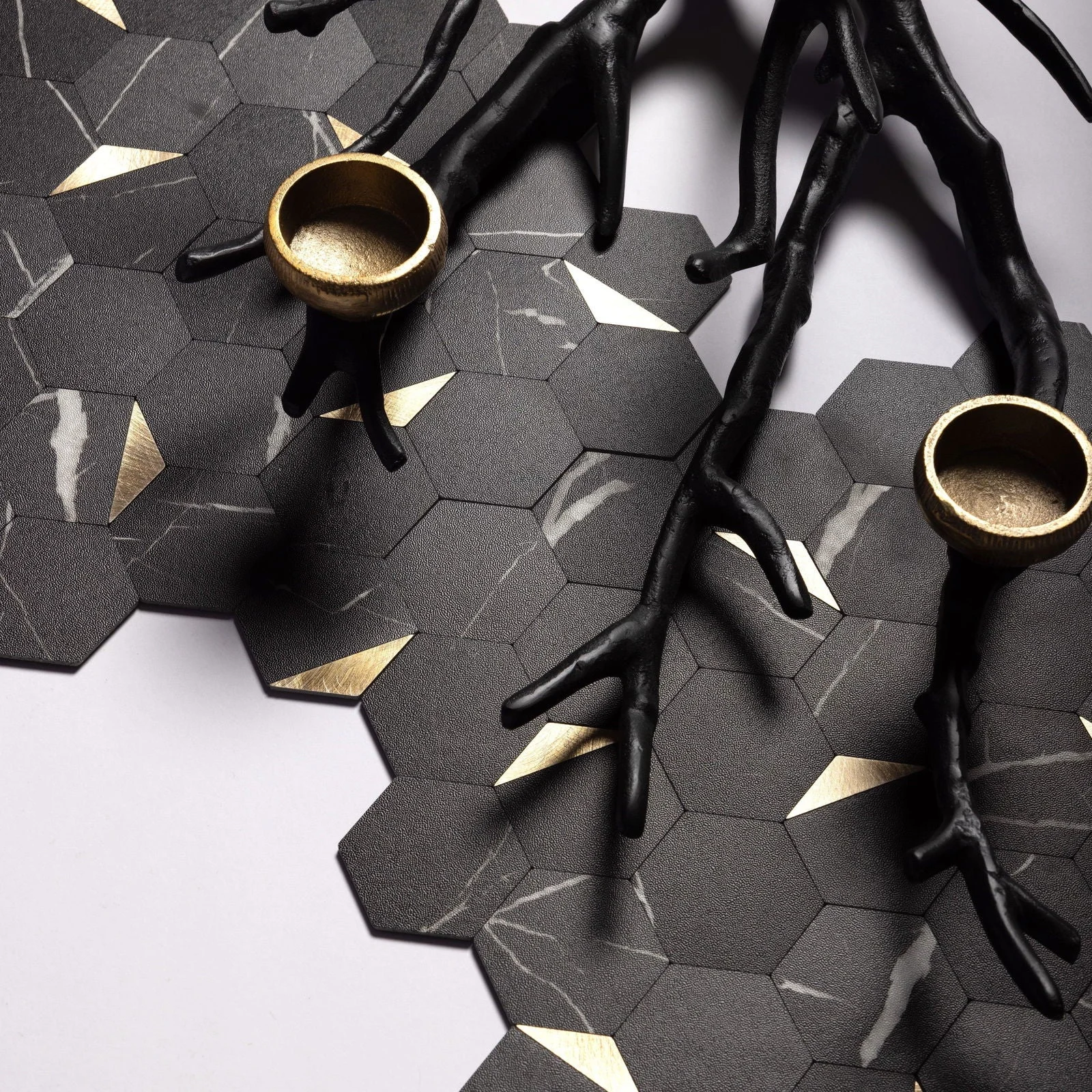 Hexagon Peel and Stick Wall Tiles -  - #tag1#