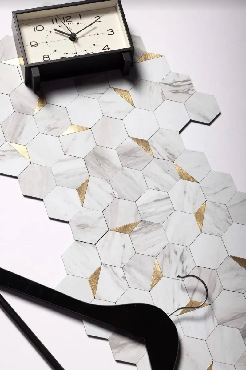 Hexagon Peel and Stick Wall Tiles tag1