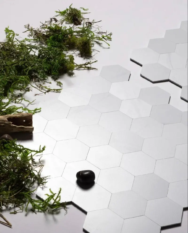 Hexagon Peel and Stick Wall Tiles tag1