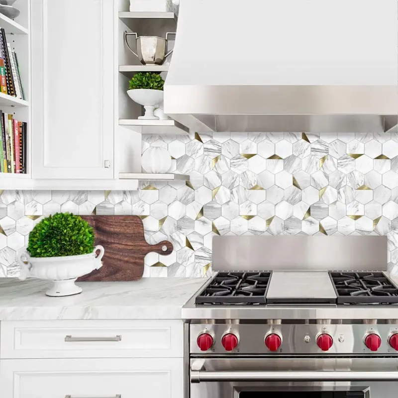 Hexagon Peel and Stick Wall Tiles tag1