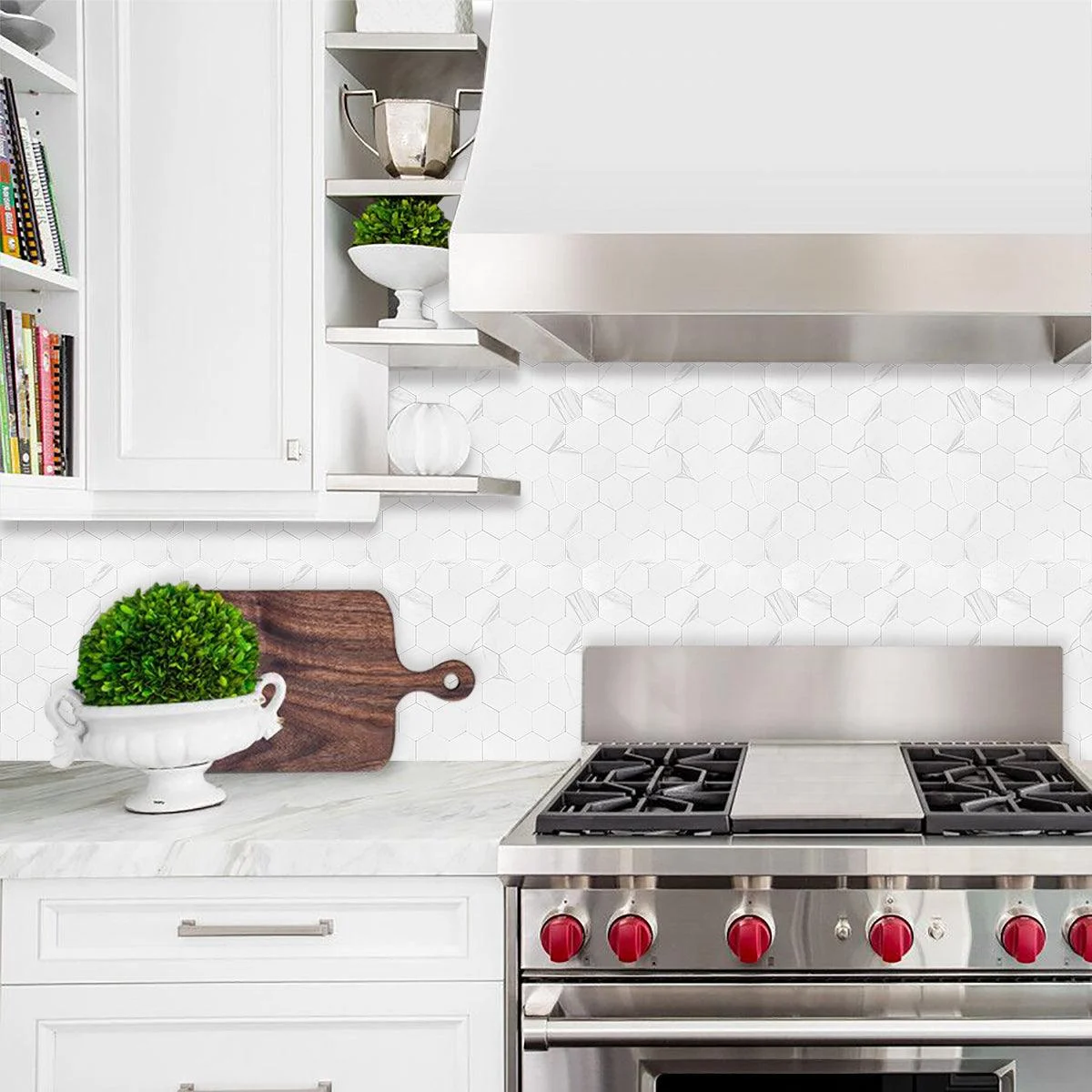 Hexagon Peel and Stick Wall Tiles -  - #tag1#