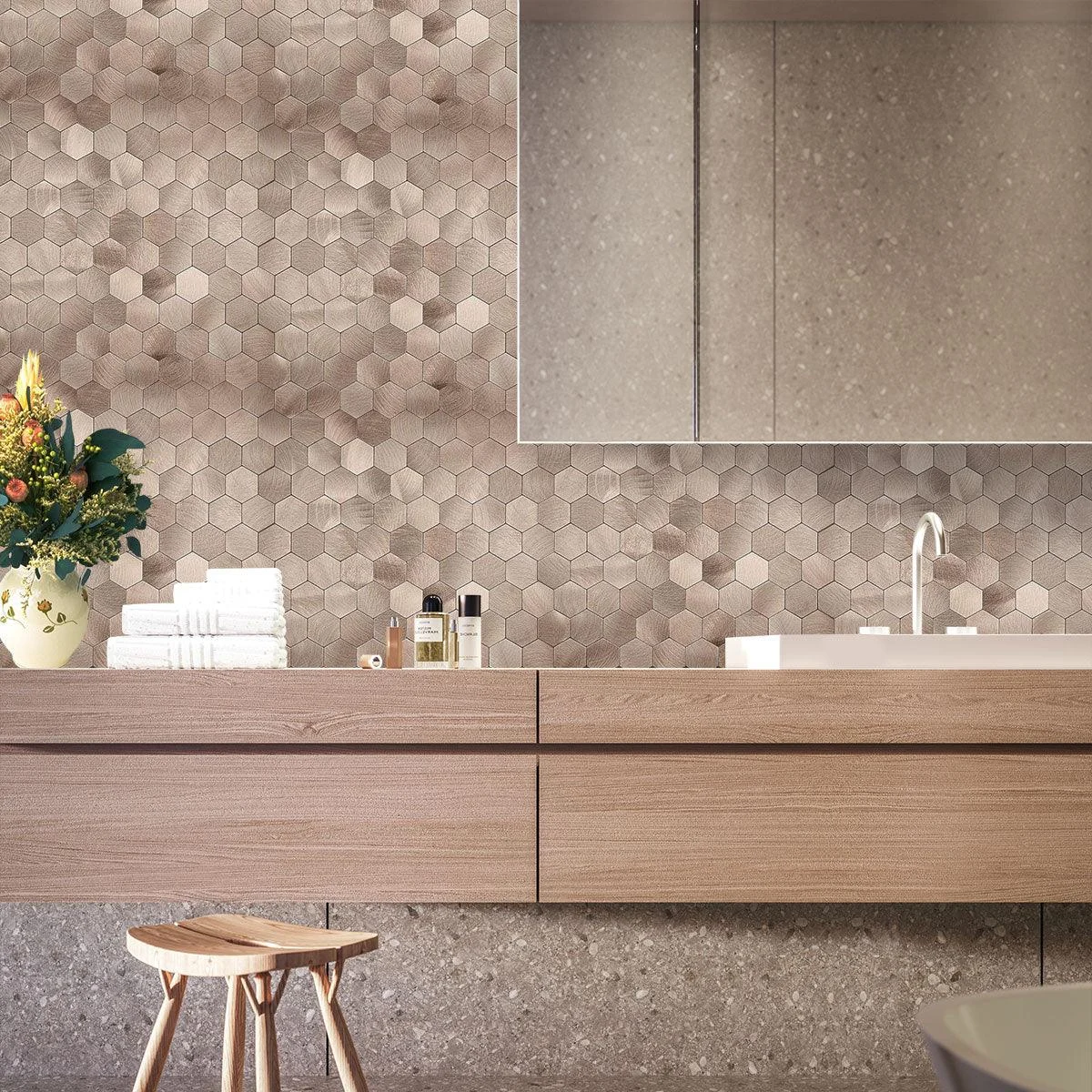 Hexagon Peel and Stick Wall Tiles -  - #tag1#