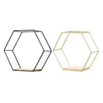 Hexagon Shaped Floating Wall Shelves tag1