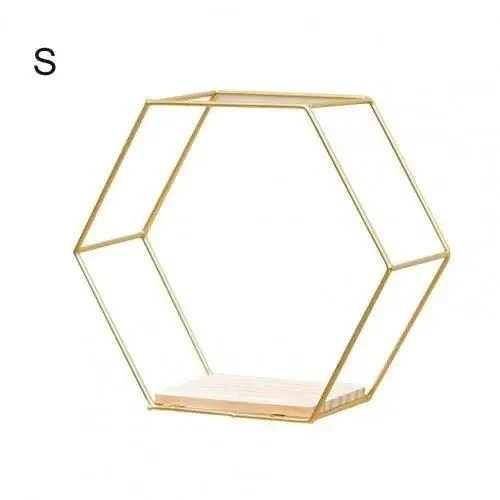 Hexagon Shaped Floating Wall Shelves -  - #tag1#