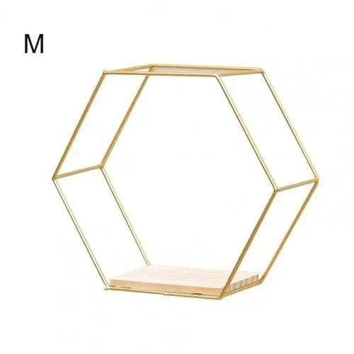 Hexagon Shaped Floating Wall Shelves -  - #tag1#