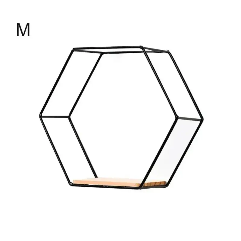 Hexagon Shaped Floating Wall Shelves tag1