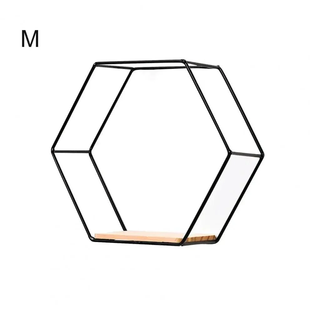 Hexagon Shaped Floating Wall Shelves -  - #tag1#