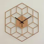 HexagonalSilentWallClock Homeko1