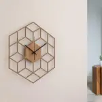 HexagonalSilentWallClock Homeko3