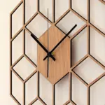 HexagonalSilentWallClock Homeko5