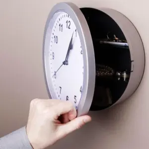 Hidden Secret Safe Wall Decoration Clock