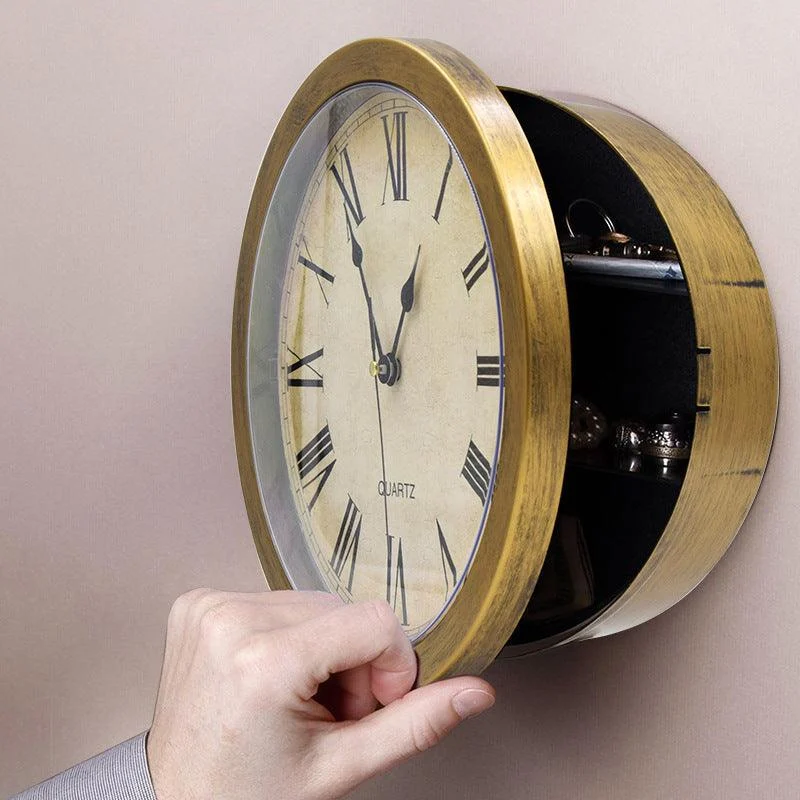Hidden Secret Safe Wall Decoration Clock -