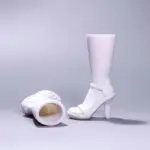High Boot Shaped Vase