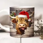 Highland Cow Ceramic Coffee Mug tag1