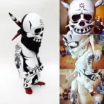 Hip Hop Commemorative Skeleton Ornaments Halloween Decor tag1