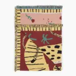 Hippie Wild Leopard Tiger Blanket tag1
