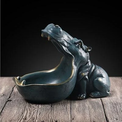 Hippo Figurine -