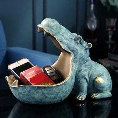 Hippo Figurine -