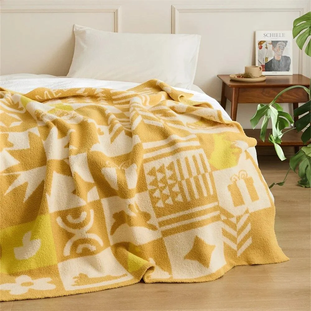 Holiday Vibe Knitted Throw Blanket -