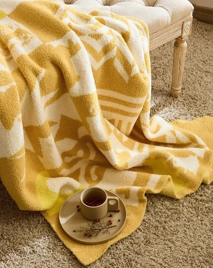 Holiday Vibe Knitted Throw Blanket -