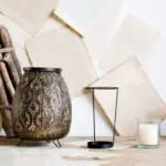 Hollow Carved Lantern Candle Holder Rustic Elegance