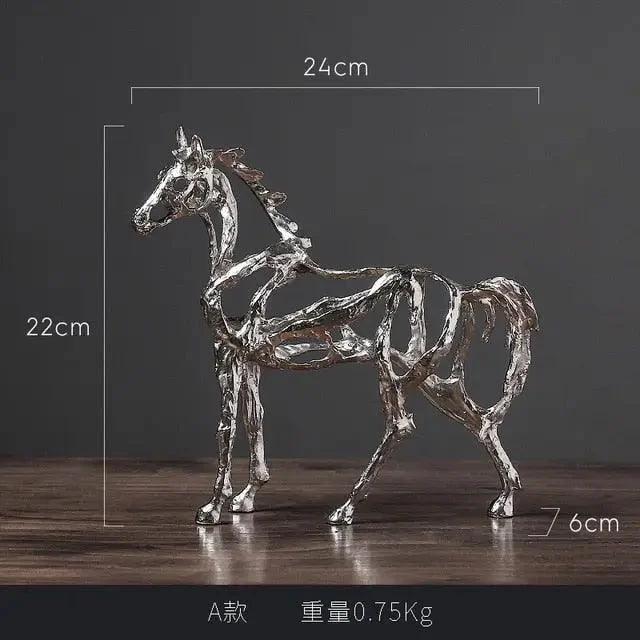 Hollow Horse Sculpture -