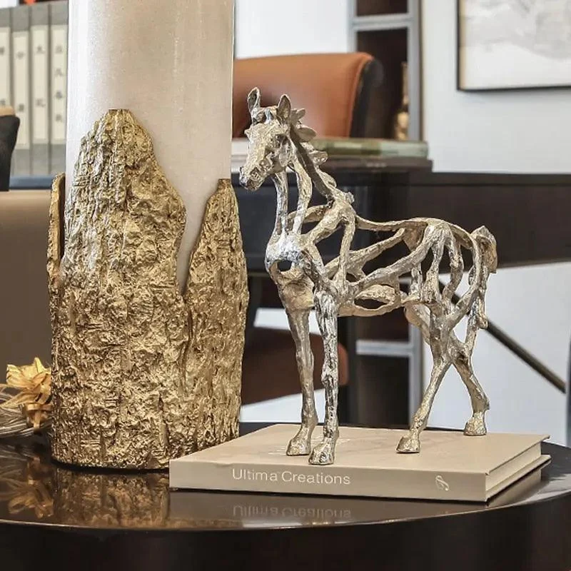 Hollow Horse Sculpture -