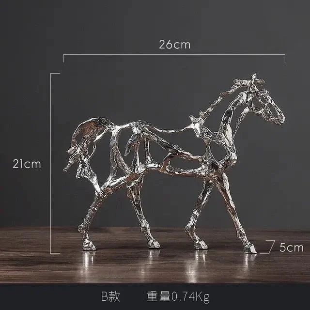 Hollow Horse Sculpture -