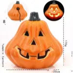 Hollow Plug in Pumpkin Piles Placed Outdoors In The Park tag1