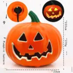 Hollow Plug in Pumpkin Piles Placed Outdoors In The Park tag1