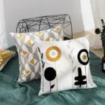 Home Decor Cushion Cover Daisy Floral Geometric 45x45cm 30x50cm Yellow Blue Embroidery Pillow Cover Soft Cozy 98340b5f 7e38 44f2 a1a4 b9ee3fdf44e5