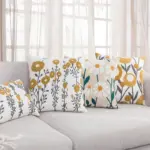 Home Decor Cushion Cover Daisy Floral Geometric 45x45cm 30x50cm Yellow Blue Embroidery Pillow Cover Soft Cozy f8906153 8c58 4d73 93f2 7072dee00c8a