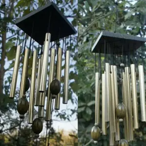 Wind Chime - AetherChime - Stainless Steel - Large and Atmospheric