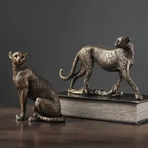 Home Decor - LeopardArt - African Leopard - Resin Sculpture