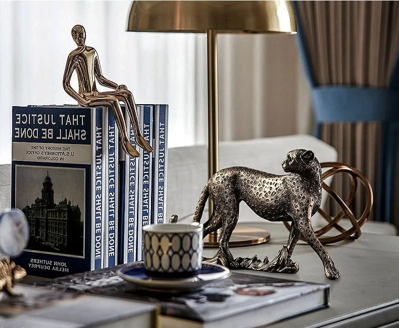 Home Decor - LeopardArt - African Leopard - Resin Sculpture -  - #tag1#