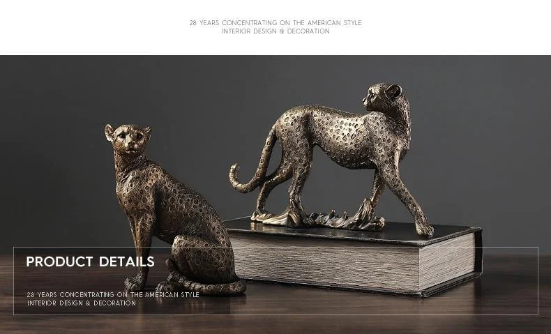 Home Decor - LeopardArt - African Leopard - Resin Sculpture -  - #tag1#