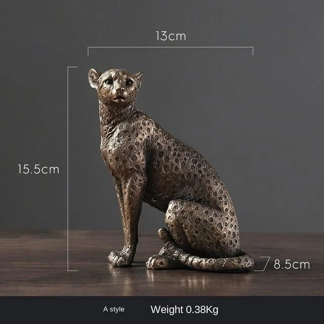 Home Decor - LeopardArt - African Leopard - Resin Sculpture -  - #tag1#