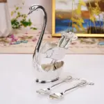 Home Decoration Swan Dessert Spoon Fork Tableware Set tag1