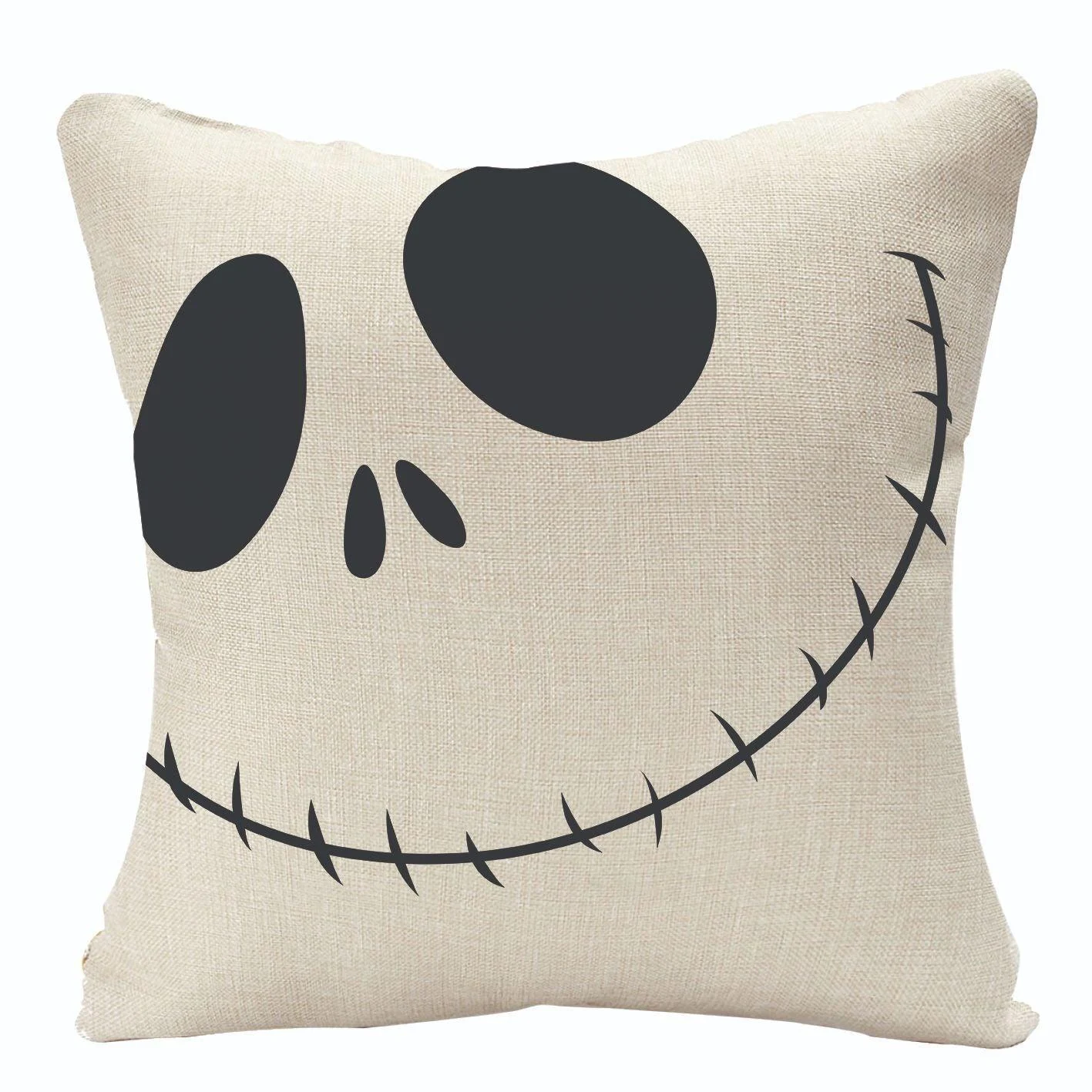 Home Fashion Halloween Linen Print Pillowcase -  - #tag1#
