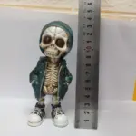 Home Fashion Halloween Skull Doll Resin Decorations tag1