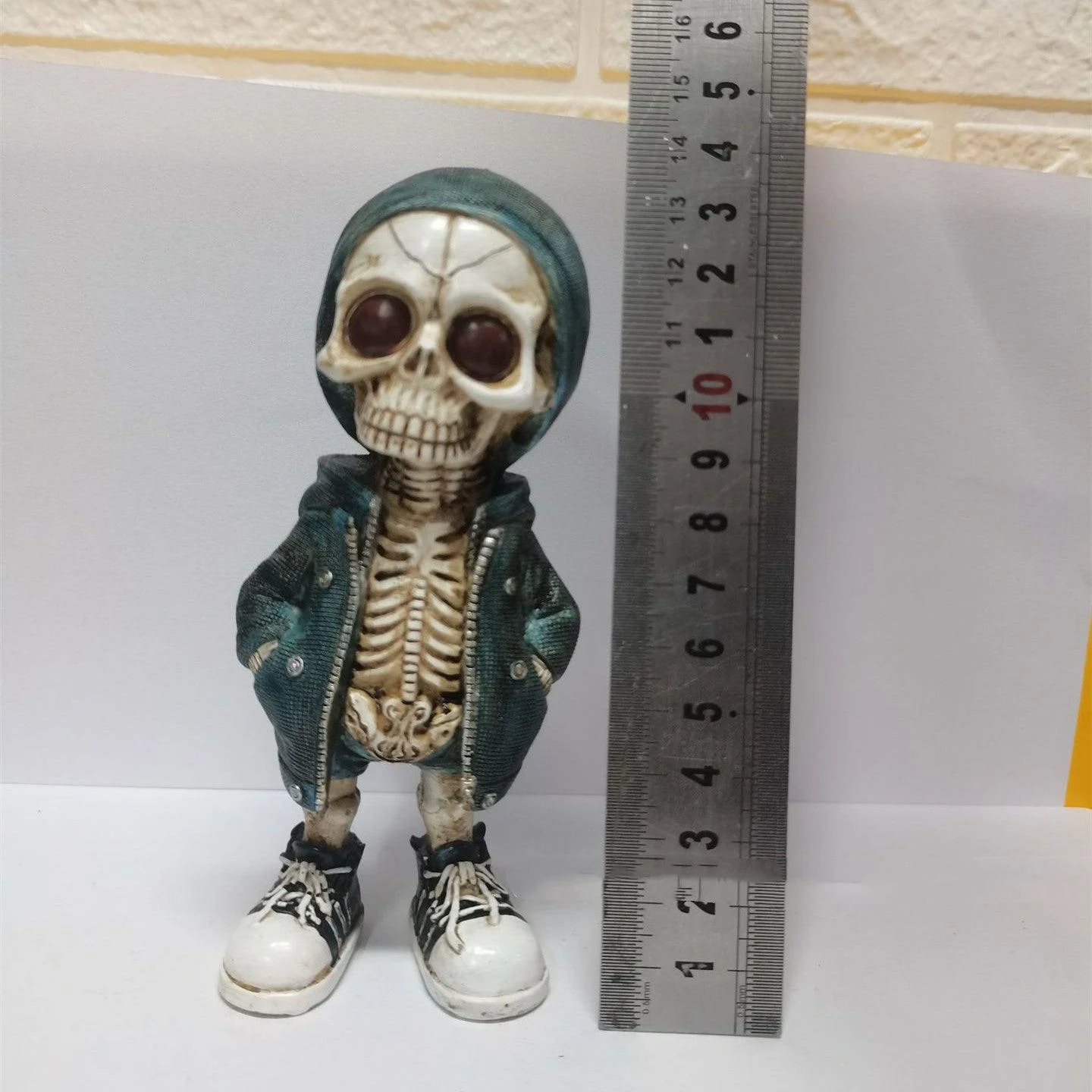 Home Fashion Halloween Skull Doll Resin Decorations -  - #tag1#
