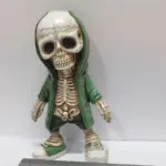 Home Fashion Halloween Skull Doll Resin Decorations tag1