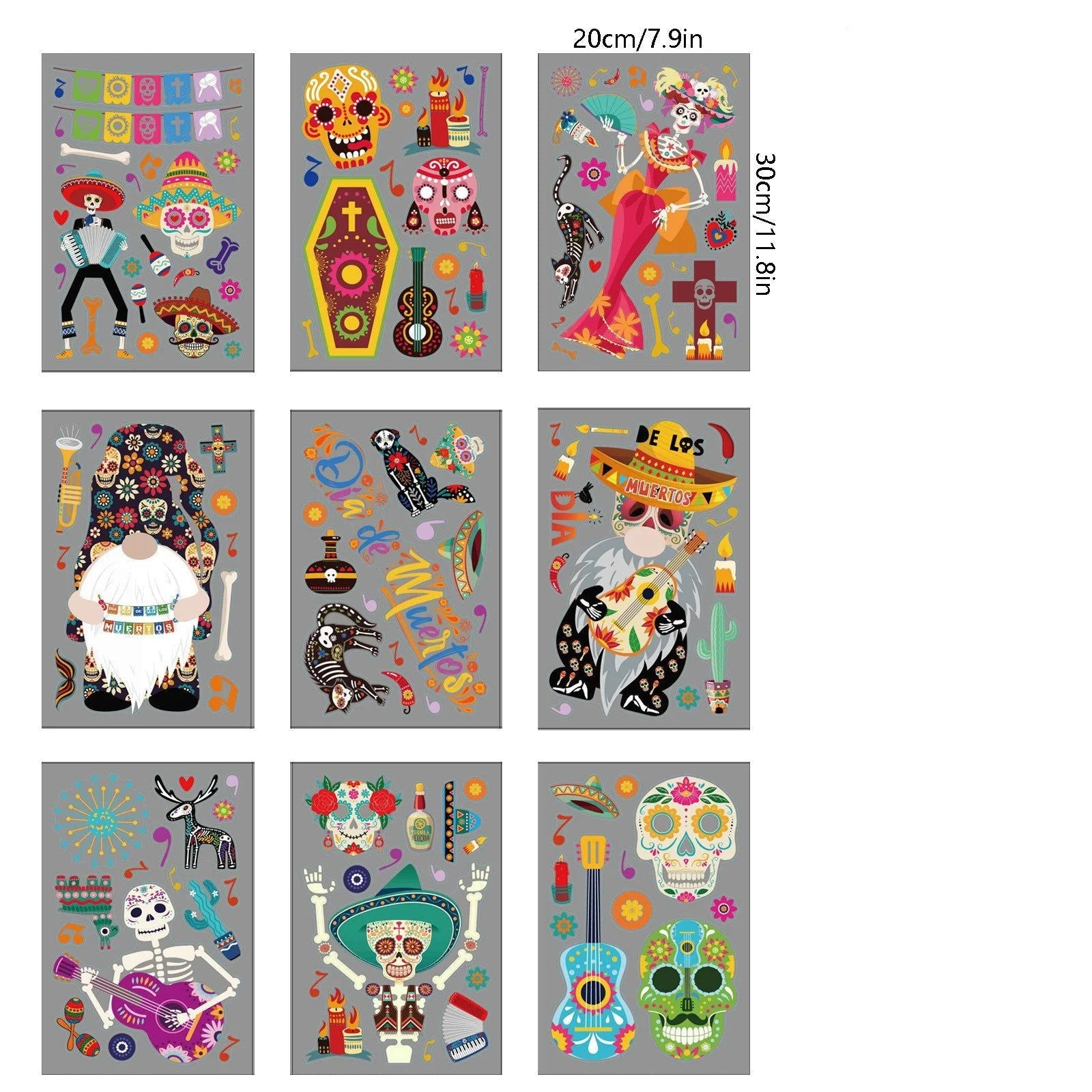 Home Fashion Printing Halloween Static Window Sticker -  - #tag1#