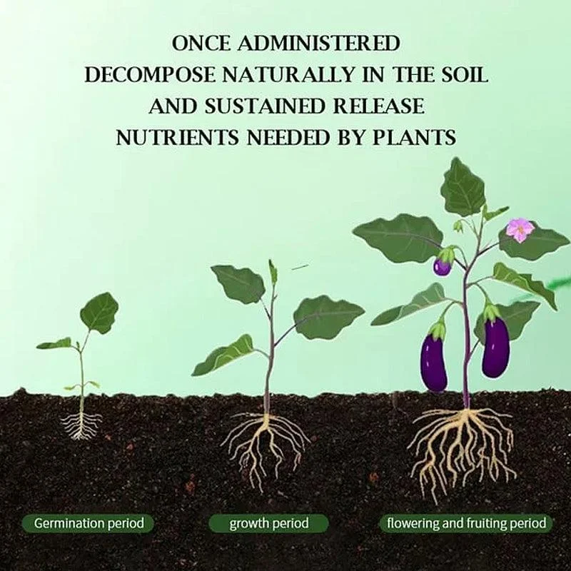 Home Gardening Universal Slow-Release Tablet Organic Fertilizer -  - #tag1#