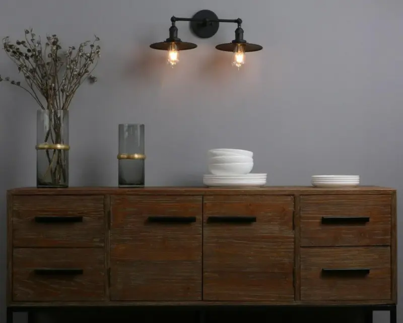 Homeko Bulb Olson Rustic Wall Sconce
