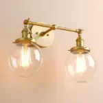 Homeko Bulb Radley Glass Globe Wall Sconce