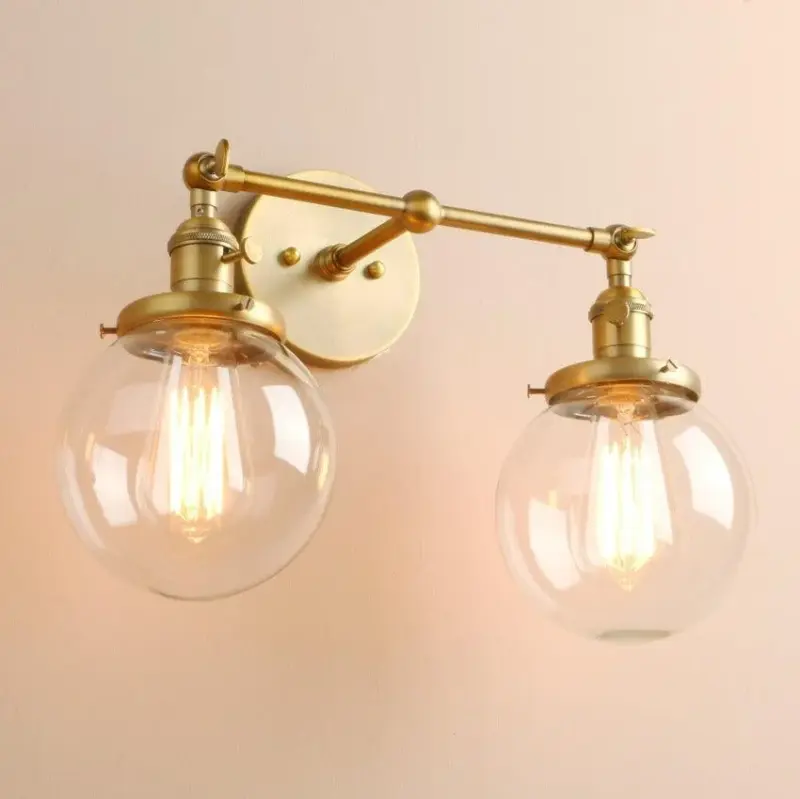 Homeko Bulb Radley Glass Globe Wall Sconce