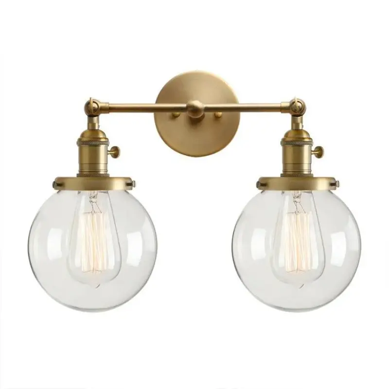 Homeko Bulb Radley Glass Globe Wall Sconce