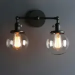 Homeko Bulb Radley Glass Globe Wall Sconce 4295506